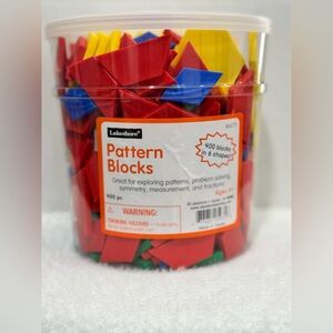 Lakeshore Pattern Blocks Set - Red, Blue, Yellow, Green